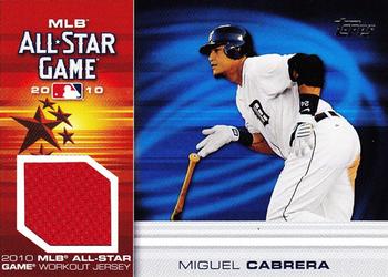 2010 Topps Update - All-Star Stitches #AS-MC Miguel Cabrera Front